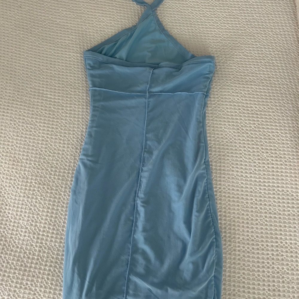 Princess Polly Light Blue Mini Dress